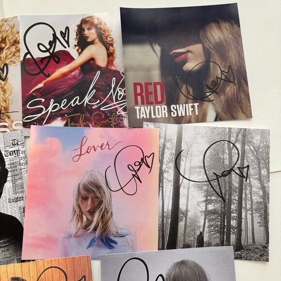 Fanmade Taylor Swift Signed CD Print Set (Reprints) - Picture 14 of 16